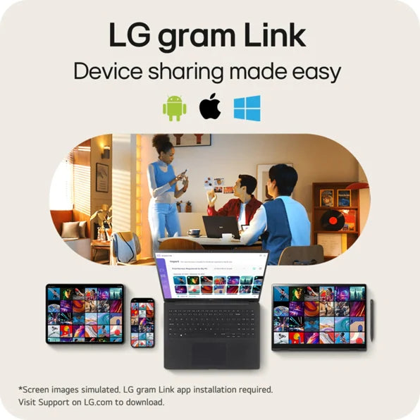 LG 16Z90SP-A.ADB9U1 LG gram Pro 16” OLED Thin and Lightweight Laptop, Intel® Evo™ Edition - AI-enabled Intel® Core™ Ultra 7 processor, NVIDIA RTX 3050, Windows 11 Home, 32GB RAM, 2TB (1TB x 2) SSD, Black