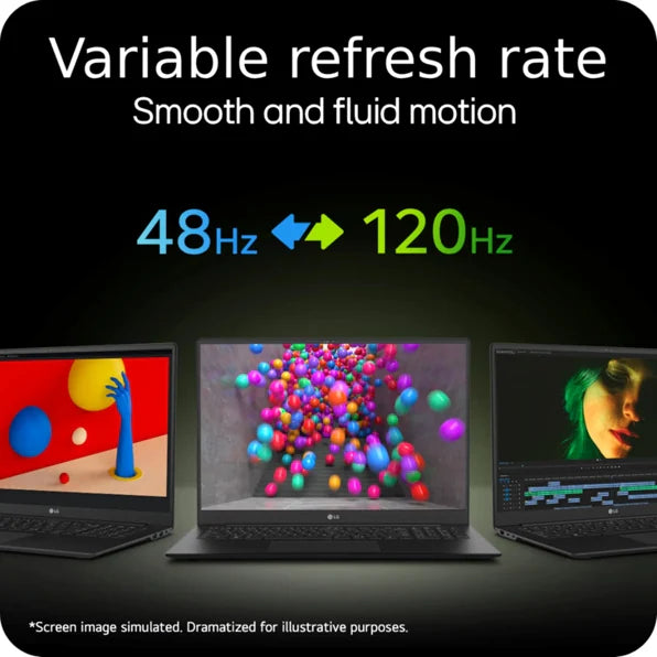 LG 16Z90SP-A.ADB9U1 LG gram Pro 16” OLED Thin and Lightweight Laptop, Intel® Evo™ Edition - AI-enabled Intel® Core™ Ultra 7 processor, NVIDIA RTX 3050, Windows 11 Home, 32GB RAM, 2TB (1TB x 2) SSD, Black