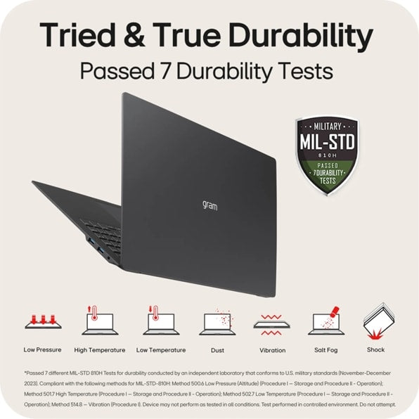 LG 16Z90SP-A.ADB9U1 LG gram Pro 16” OLED Thin and Lightweight Laptop, Intel® Evo™ Edition - AI-enabled Intel® Core™ Ultra 7 processor, NVIDIA RTX 3050, Windows 11 Home, 32GB RAM, 2TB (1TB x 2) SSD, Black