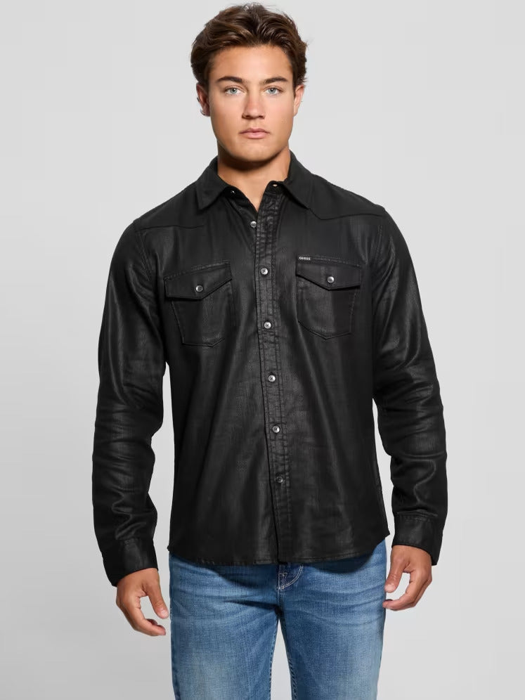 Guess Long-Sleeve Western Shirt