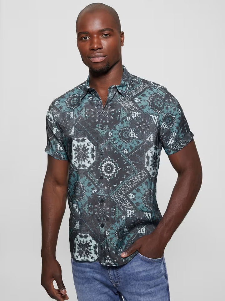 Guess Eco Sandwash Shashiko Shirt