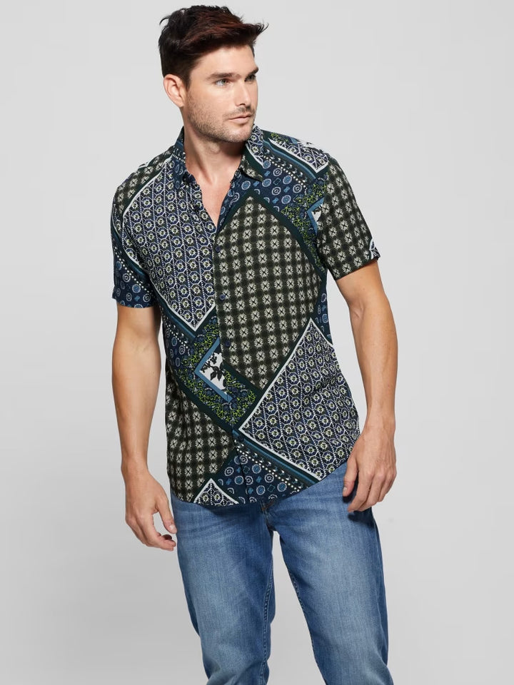 Guess Eco Rayon Scarf Shirt
