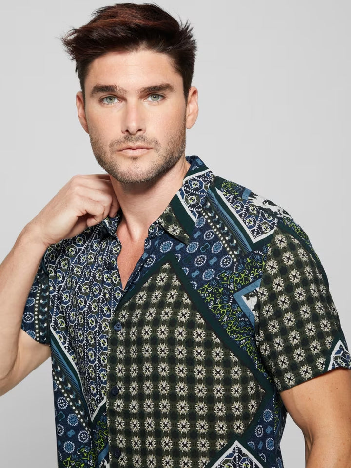 Guess Eco Rayon Scarf Shirt
