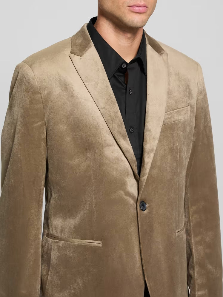 Guess Fulham Velvet Blazer