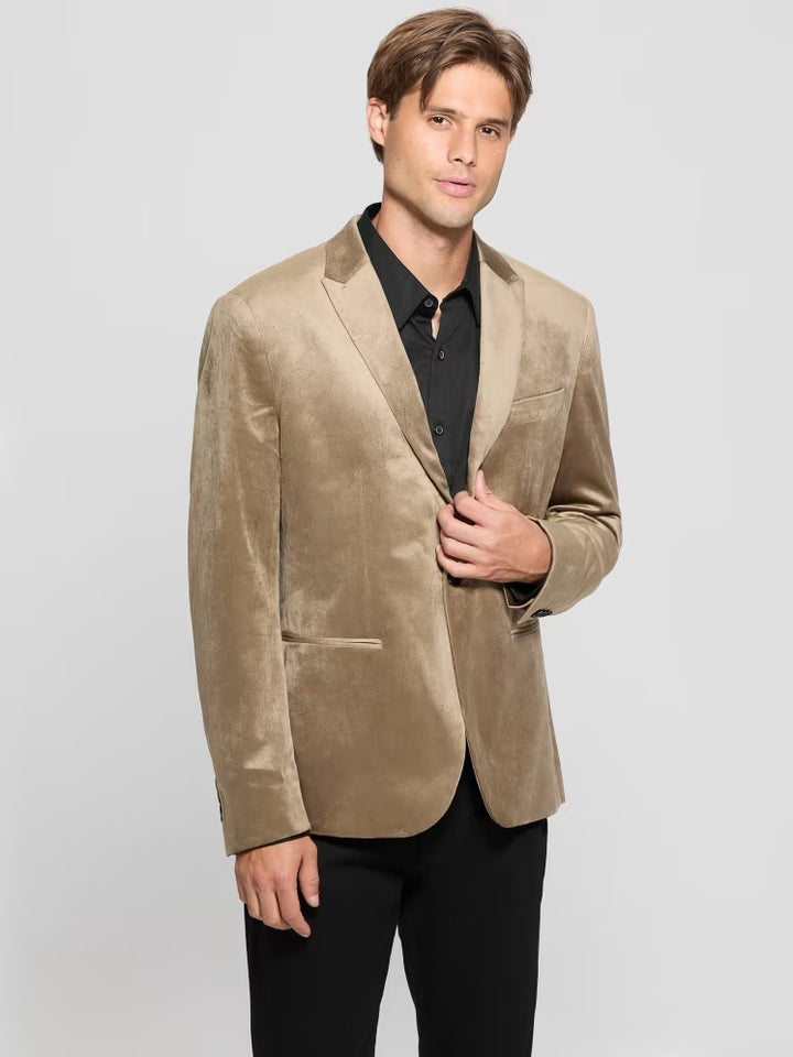 Guess Fulham Velvet Blazer