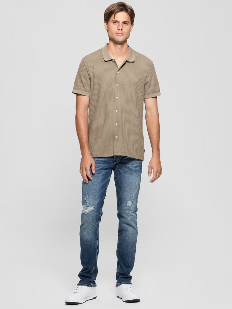 Guess Pointelle Knit Shirt