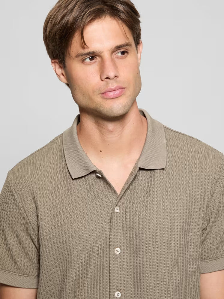 Guess Pointelle Knit Shirt