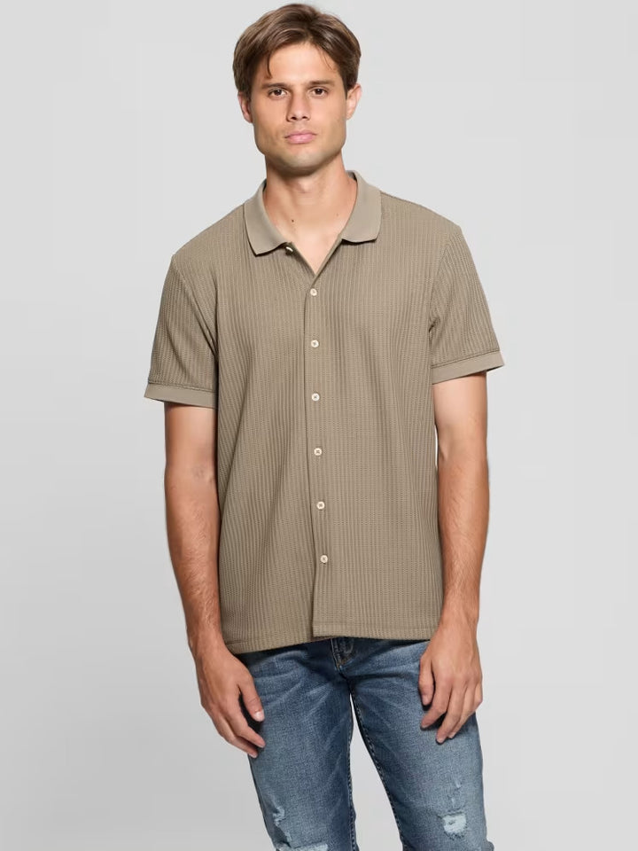 Guess Pointelle Knit Shirt