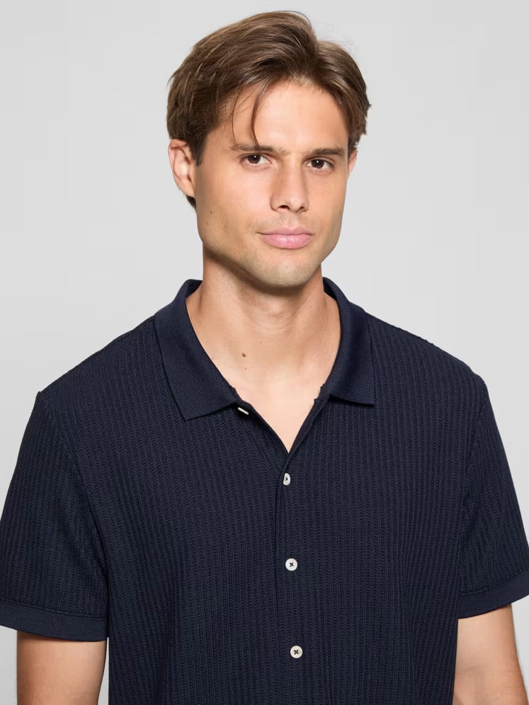 Guess Pointelle Knit Shirt