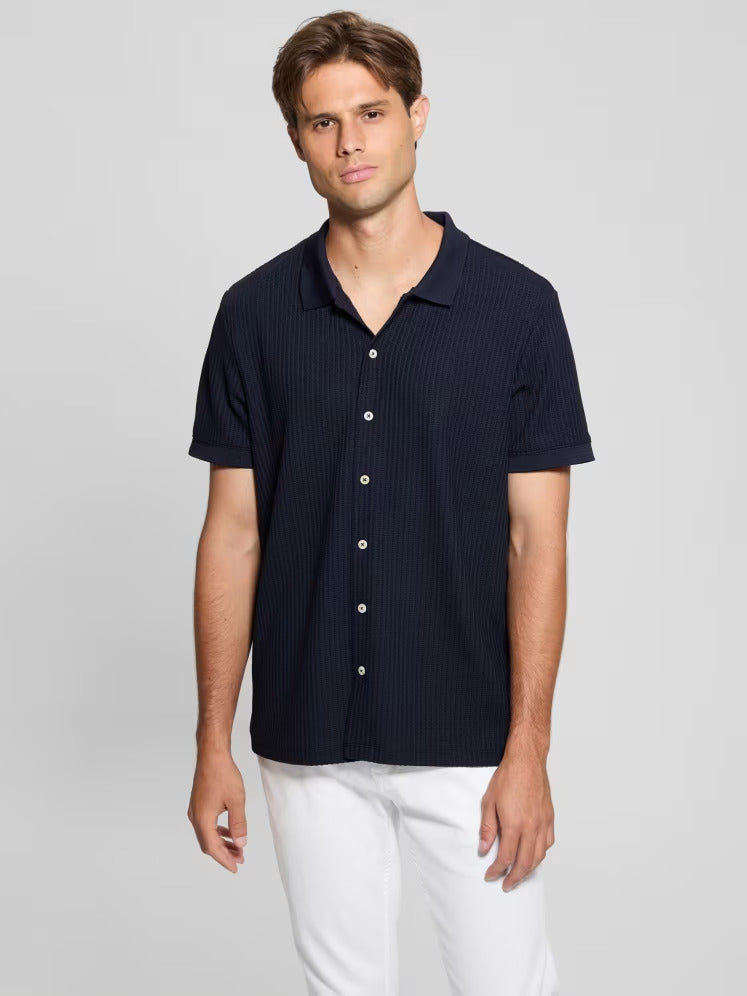 Guess Pointelle Knit Shirt