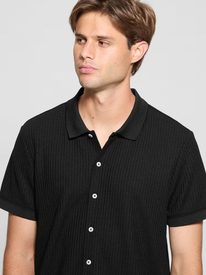 Guess Pointelle Knit Shirt