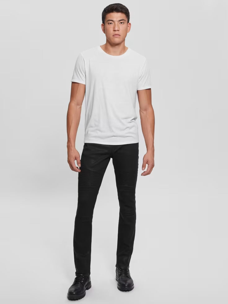 Guess Tapered Moto Jeans