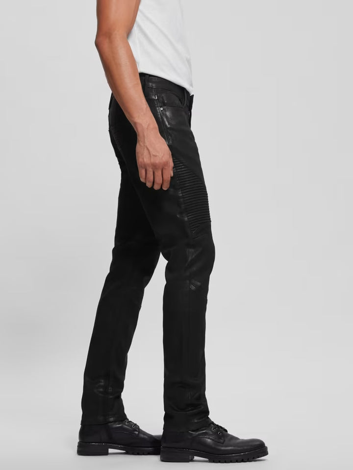 Guess Tapered Moto Jeans