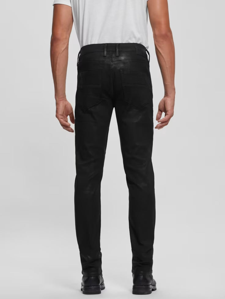 Guess Tapered Moto Jeans