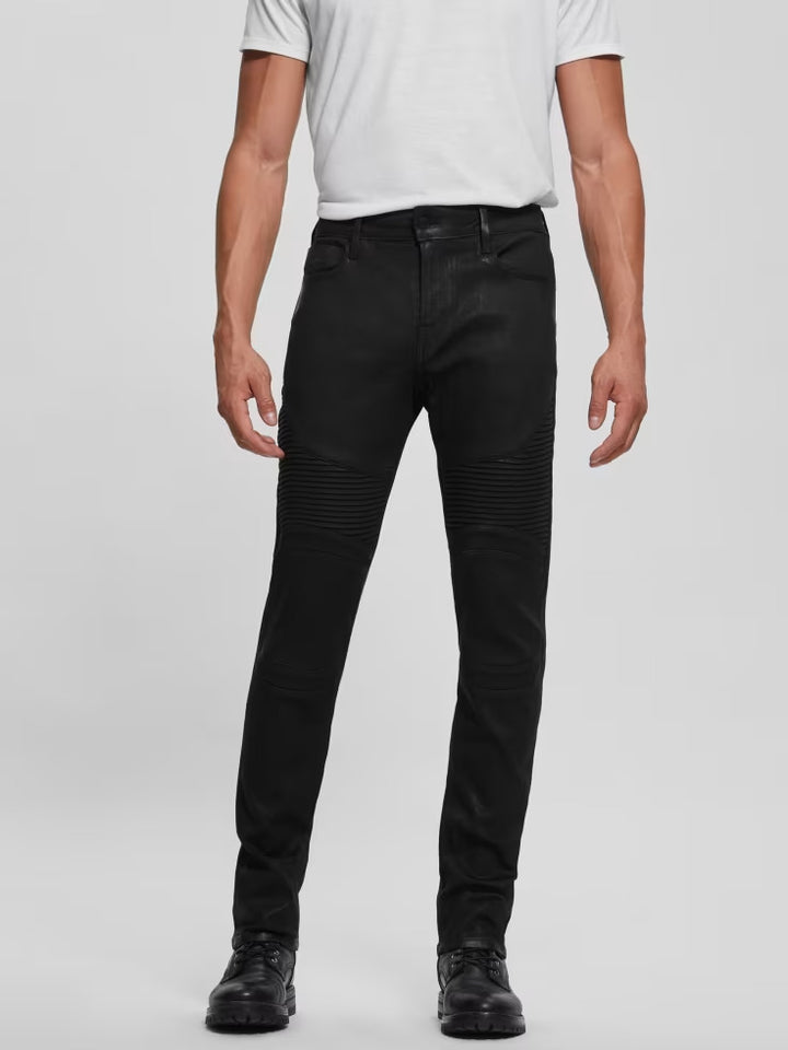 Guess Tapered Moto Jeans
