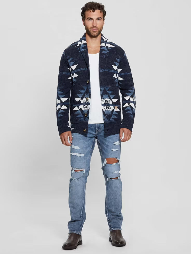 Guess Eco Mateo Destroyed Straight Jeans
