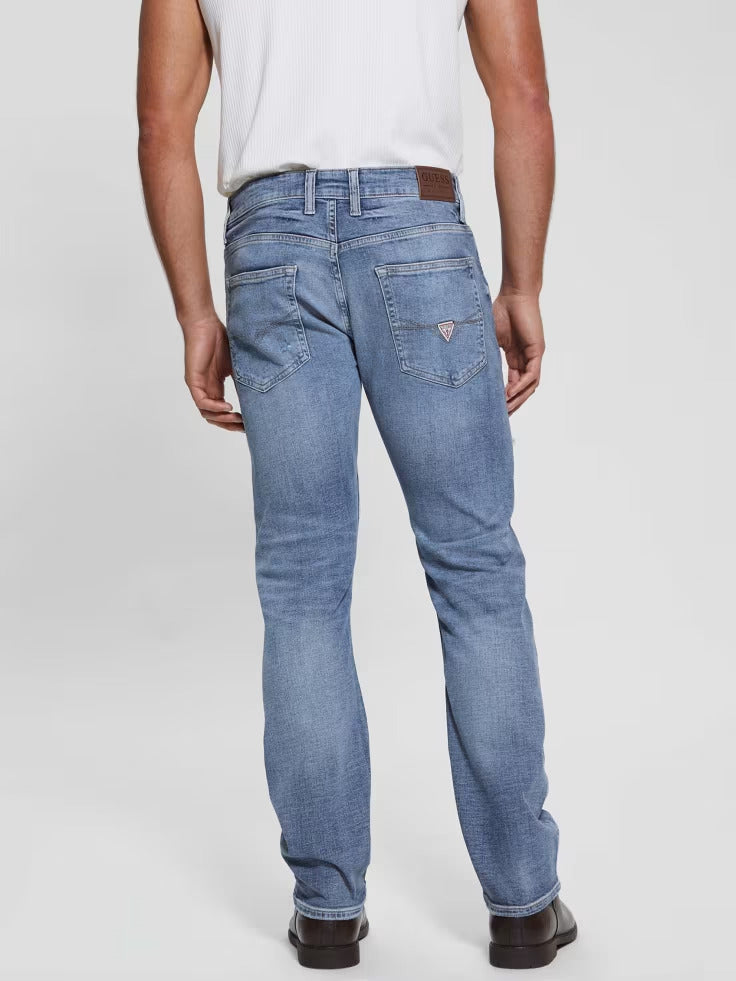 Guess Eco Mateo Destroyed Straight Jeans