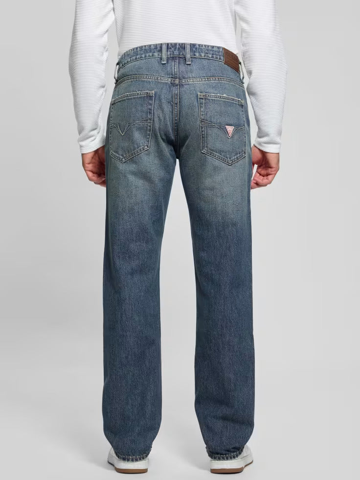 Guess Mateo Distressed Straight Jeans