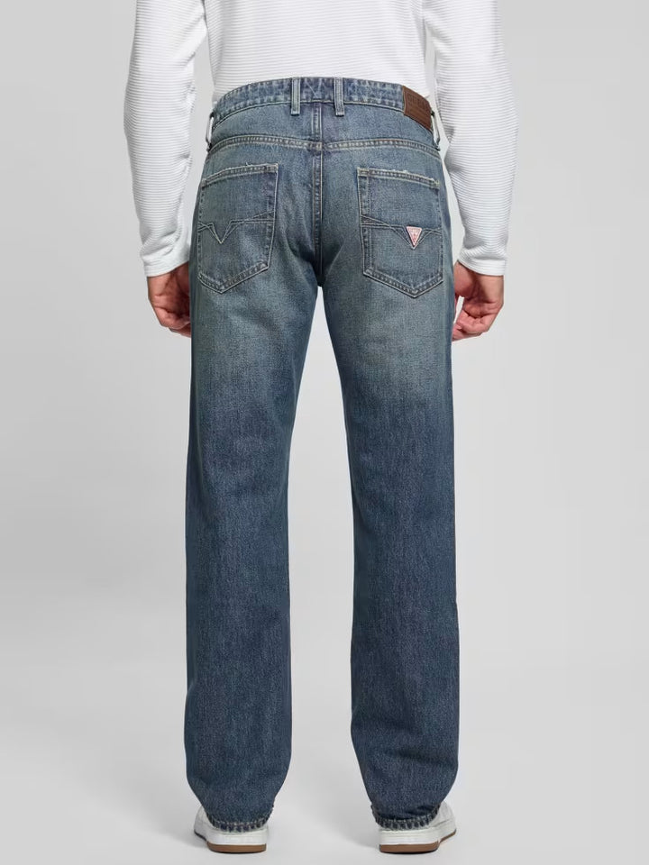 Guess Mateo Distressed Straight Jeans