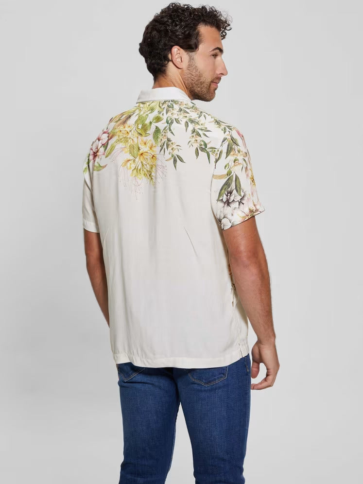 Guess Eco Rayon Floral Hawk Shirt