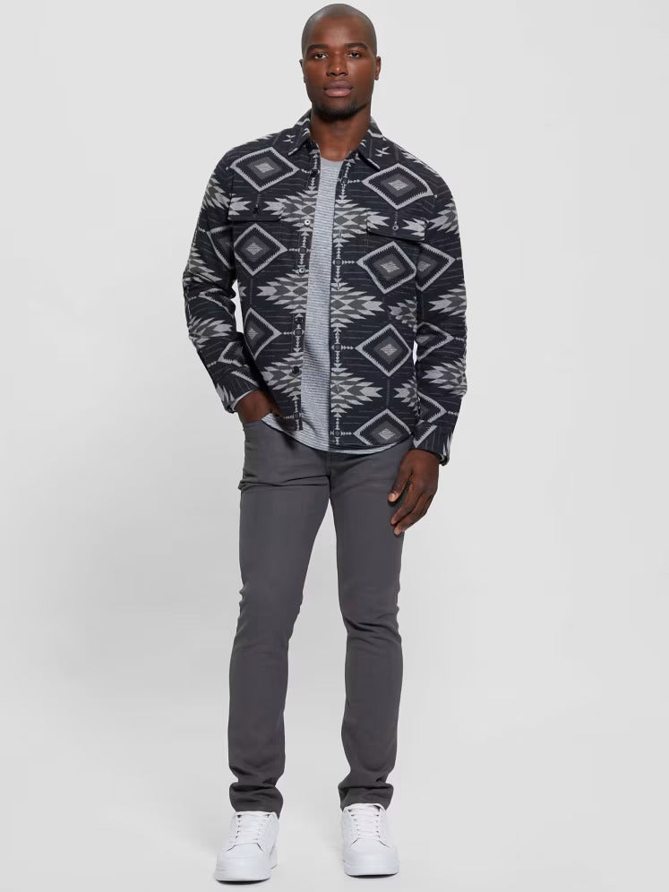 Guess Southwest Motif Jacquard Shirt