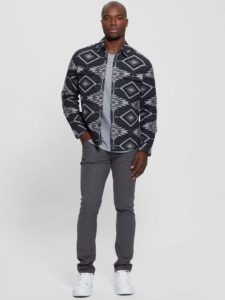 Guess Southwest Motif Jacquard Shirt