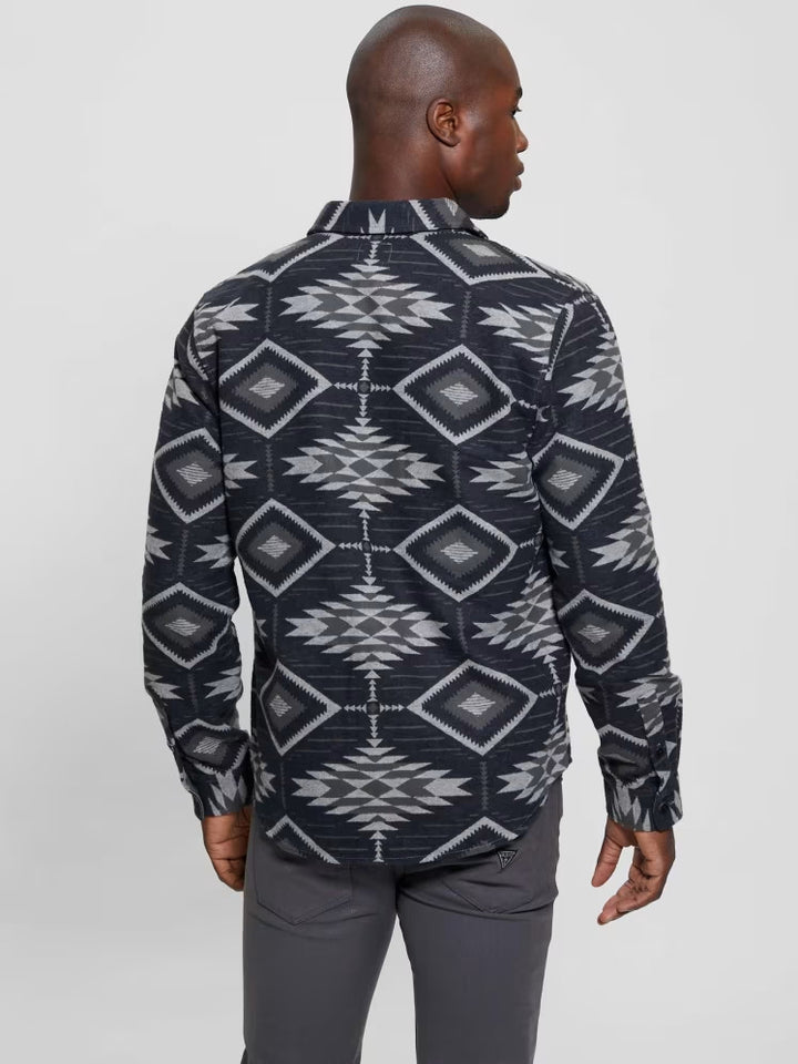 Guess Southwest Motif Jacquard Shirt