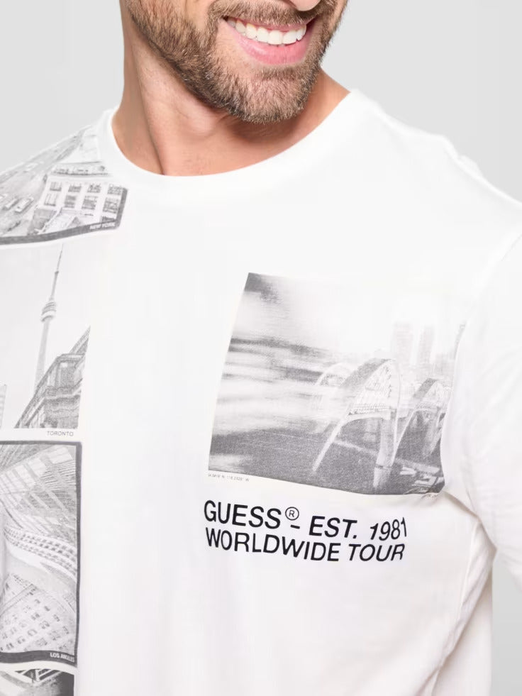 Guess World Cities Graphic Tee