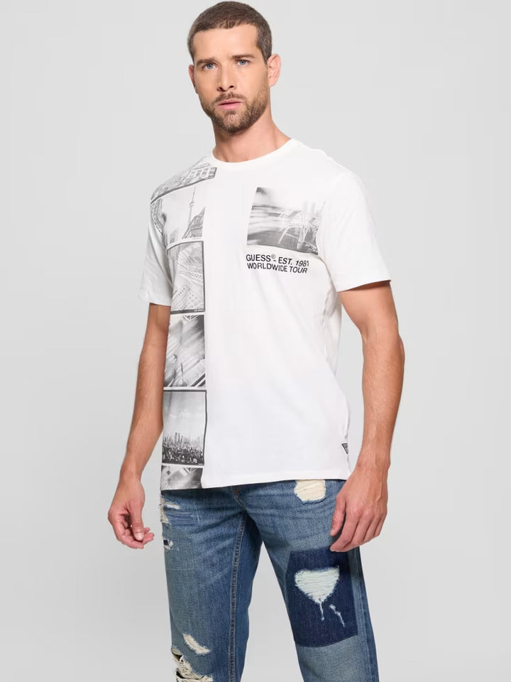 Guess World Cities Graphic Tee