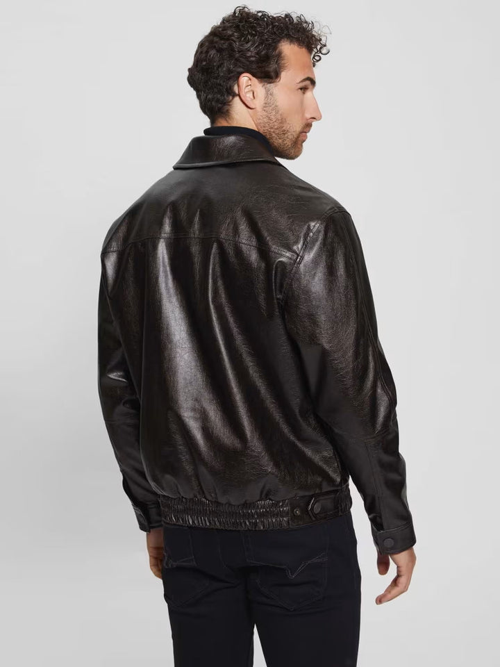 Guess Multipocketed Aviator Flight Jacket