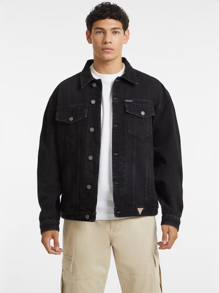 Guess Oversized Denim Trucker Jacket