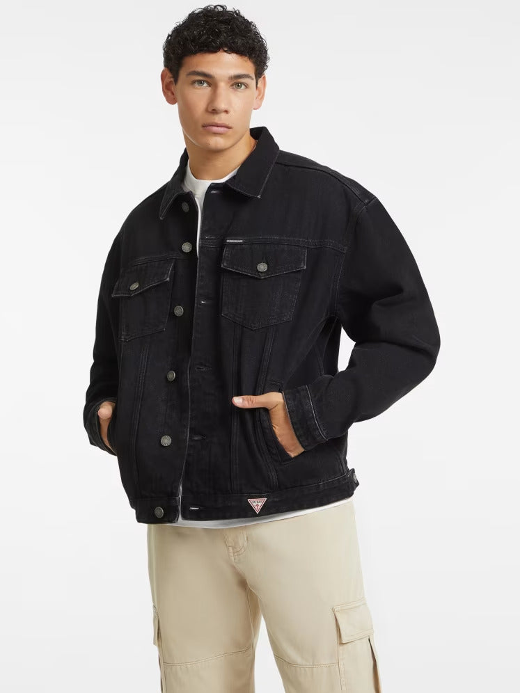 Guess Oversized Denim Trucker Jacket