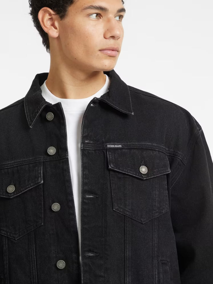 Guess Oversized Denim Trucker Jacket