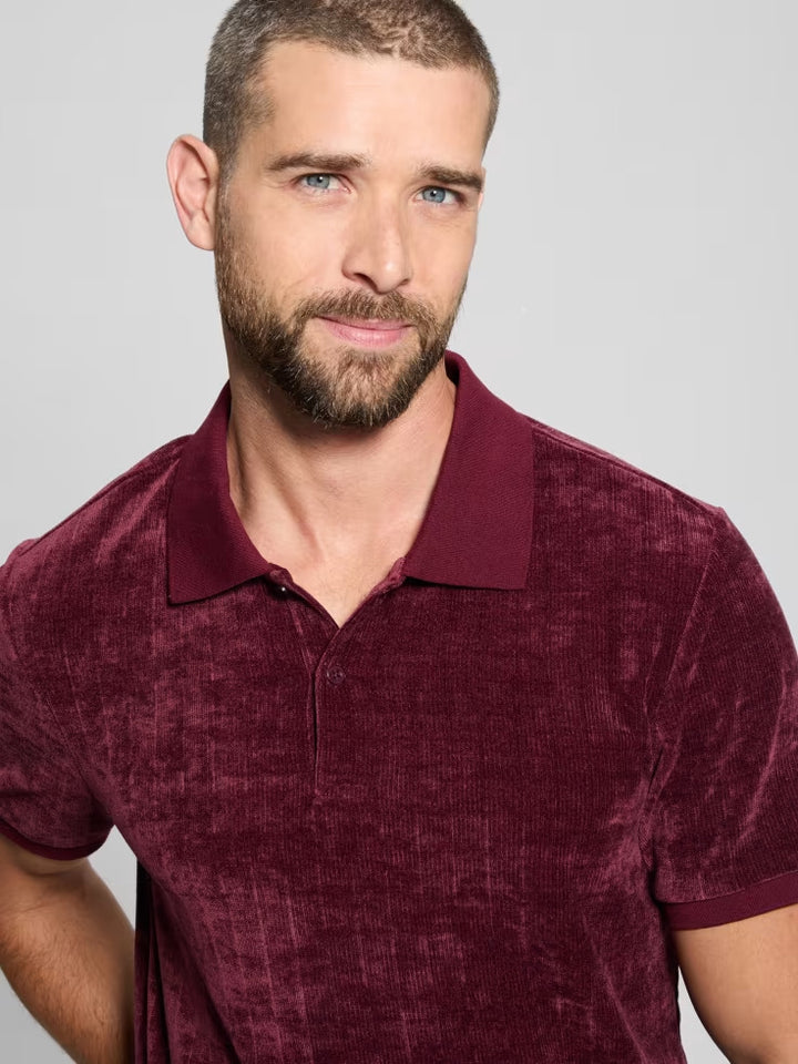 Guess Parker Velour Polo