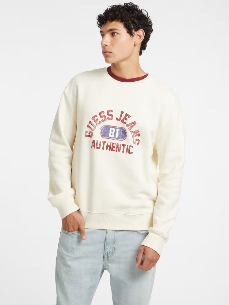 Guess Authentic Logo Crewneck Sweatshirt