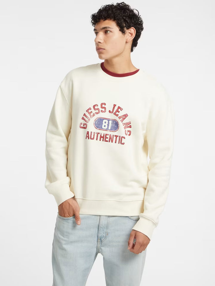 Guess Authentic Logo Crewneck Sweatshirt