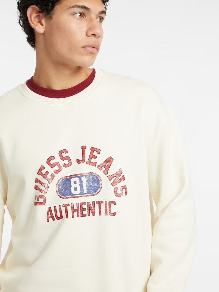 Guess Authentic Logo Crewneck Sweatshirt