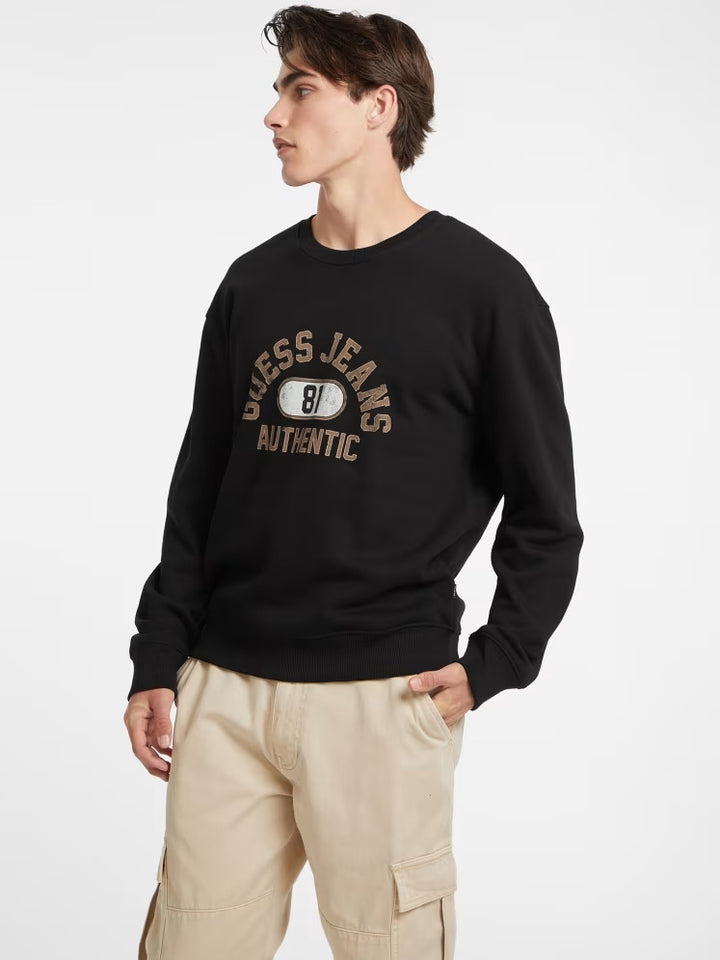 Guess Authentic Logo Crewneck Sweatshirt