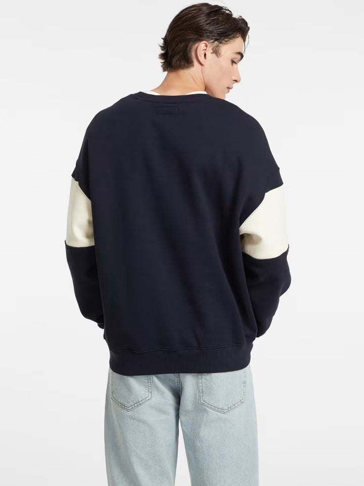 Guess Horizontal Stripe Crewneck Sweatshirt