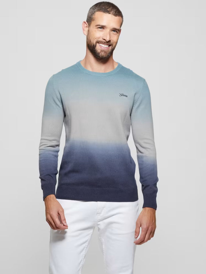 Guess Edwin Crewneck Tie-Dye Sweater