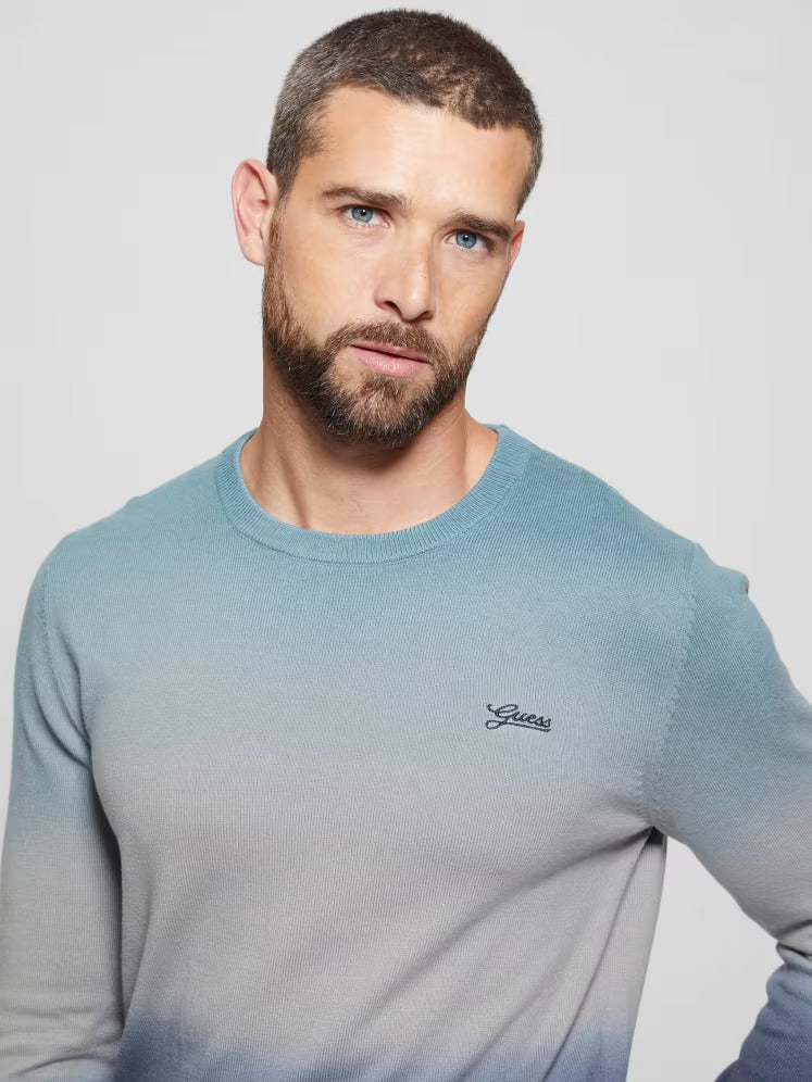 Guess Edwin Crewneck Tie-Dye Sweater