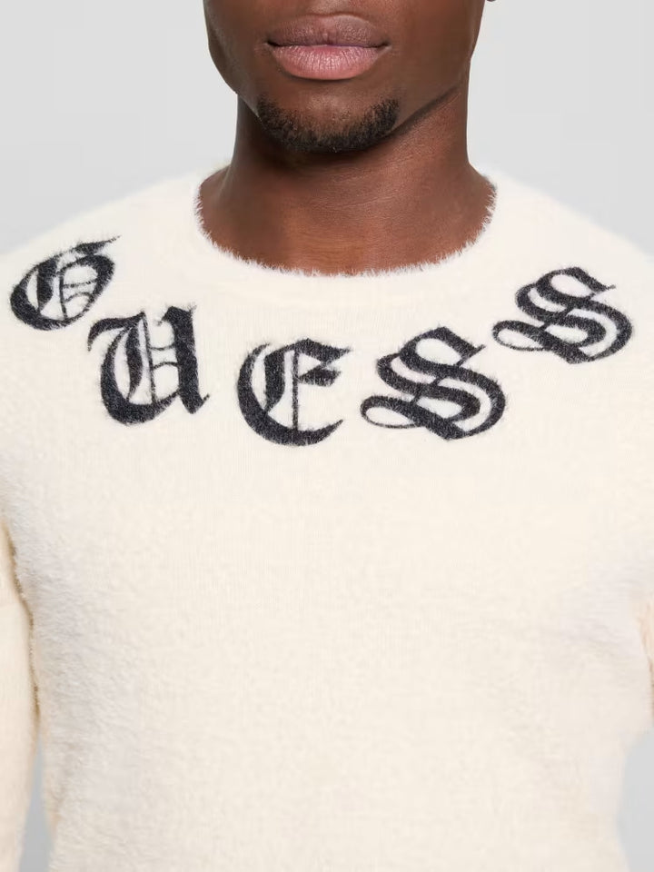 Guess Eddy Gothic Logo Sweater