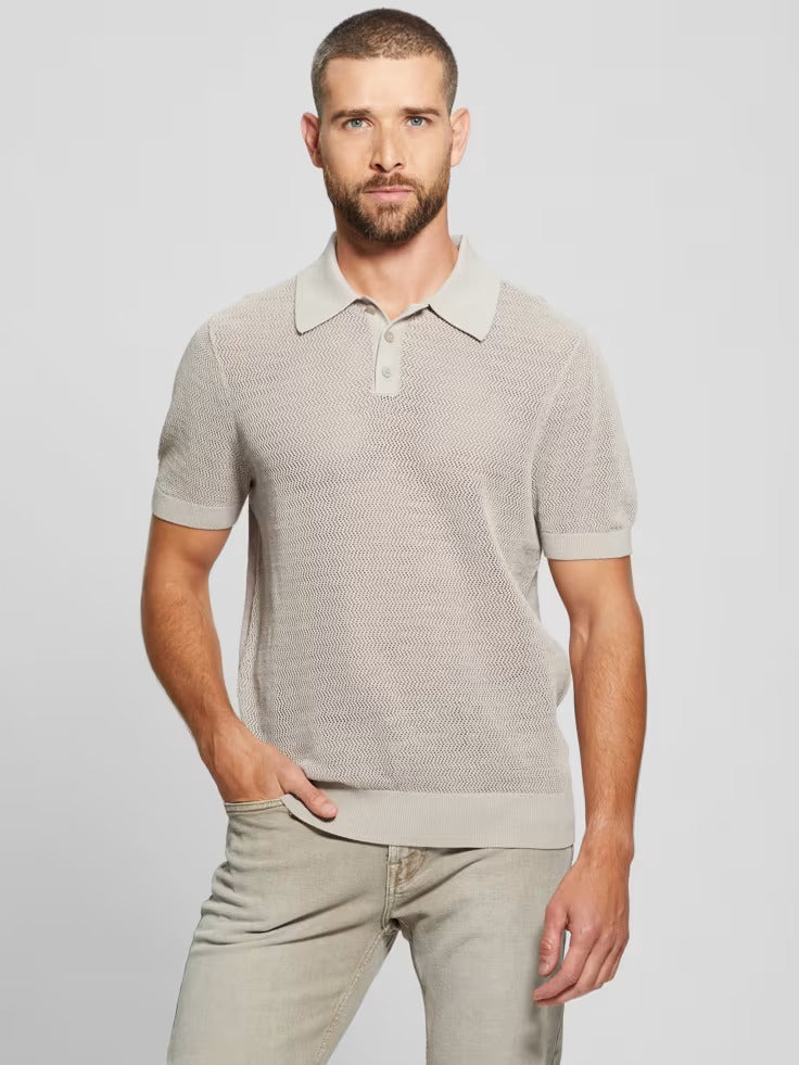 Guess Eric Herringbone Polo