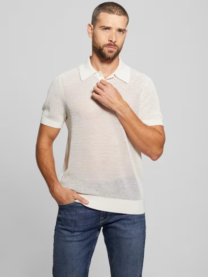 Guess Eric Herringbone Polo