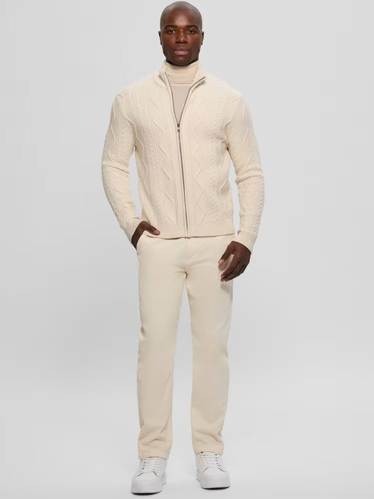 Guess Eco Luis Cable-Knit Cardigan