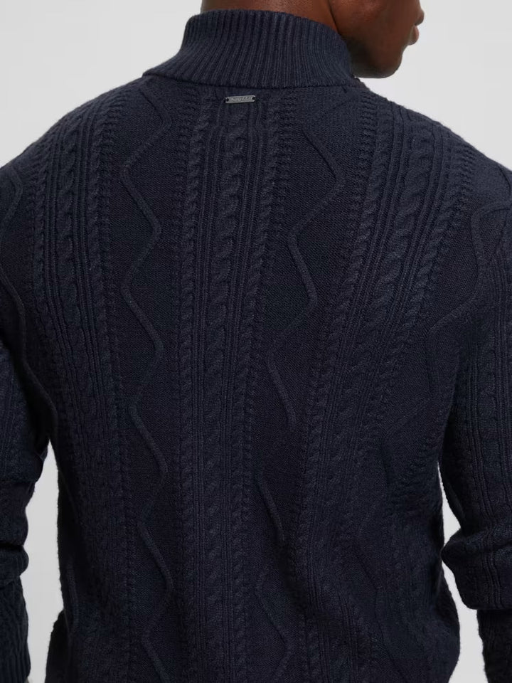 Guess Eco Luis Cable-Knit Cardigan