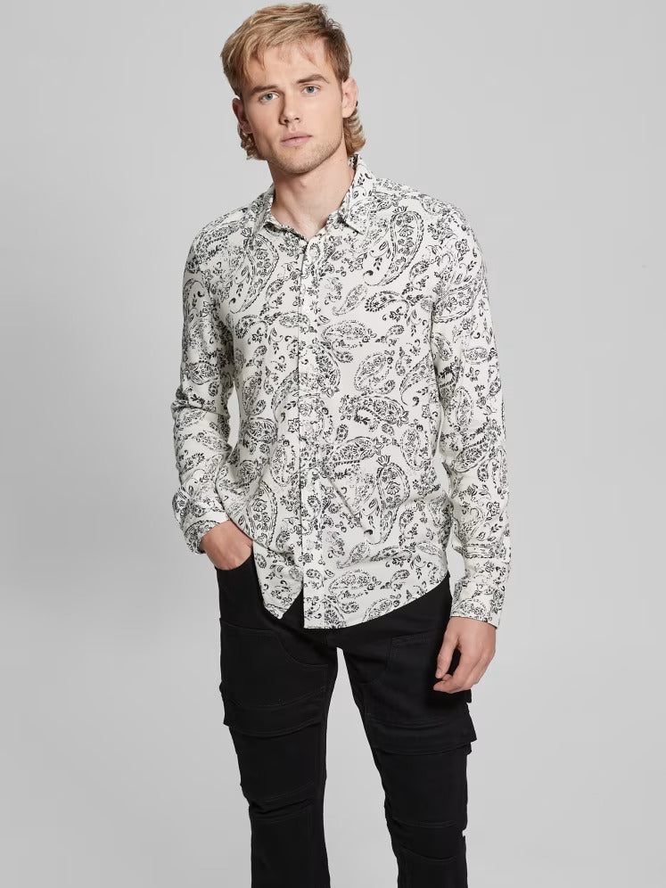Guess Eco Vintage Paisley Shirt