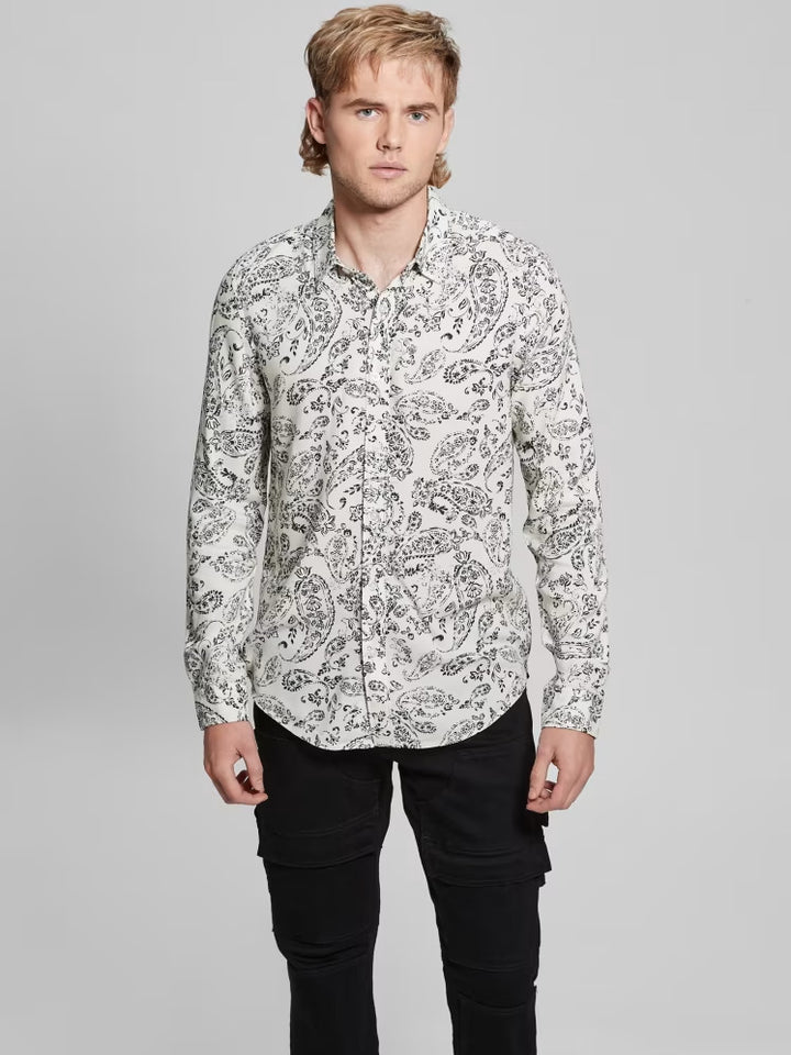 Guess Eco Vintage Paisley Shirt