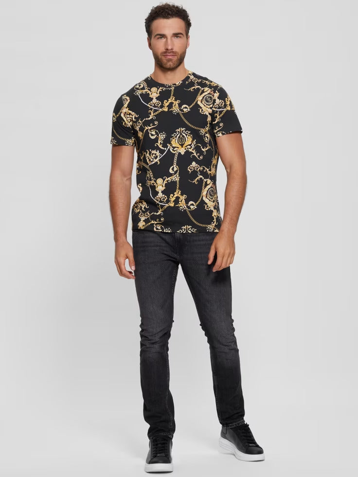 Guess Eco Gold Chain Tee