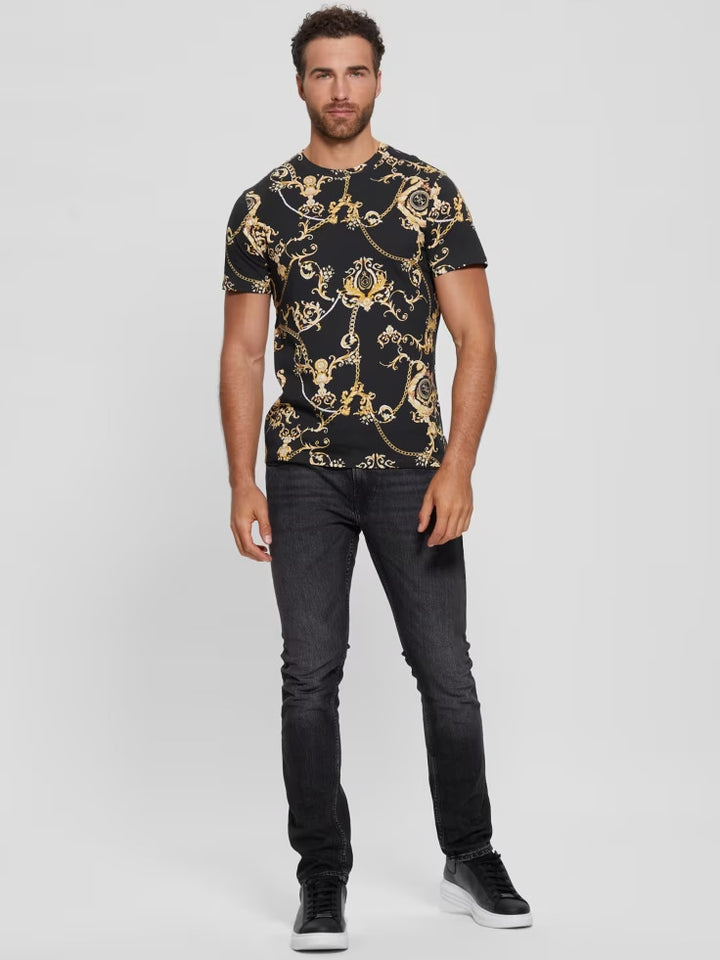 Guess Eco Gold Chain Tee
